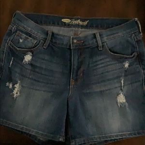 Old Navy Boyfriend Jean Shorts Size 8